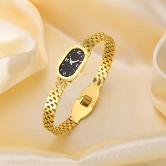 Golden Watch Bracelet